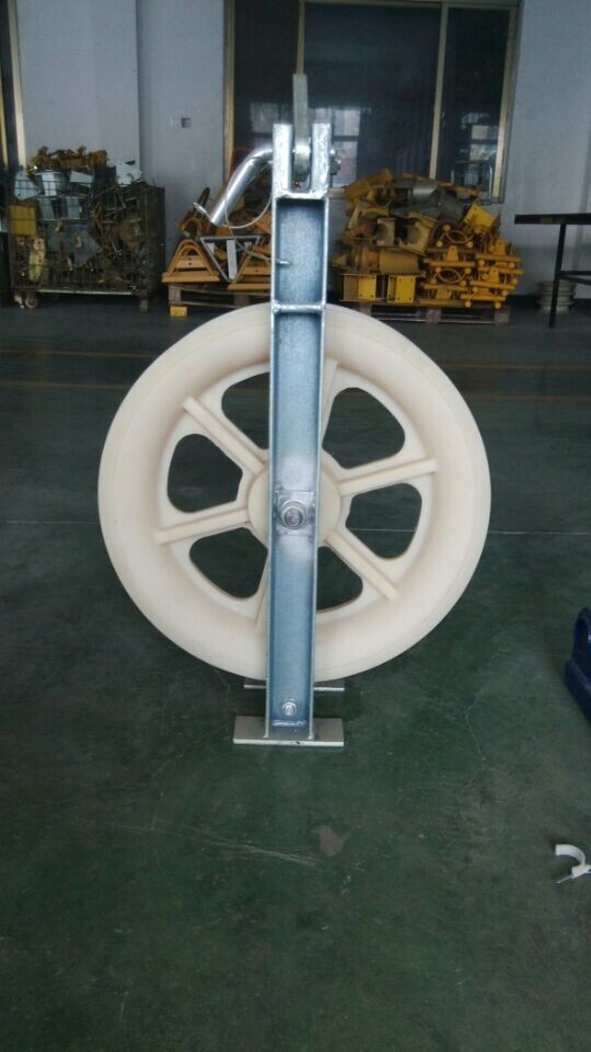 508mm großer Durchmesser-Kabel-Flaschenzug-Block-Nylonstahlrahmen-runde Gurt-Art