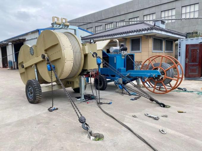 hydraulische Spannung des Kabel-55KN, die Ausrüstung mit Lux-Nylon Bullwheel aufreiht