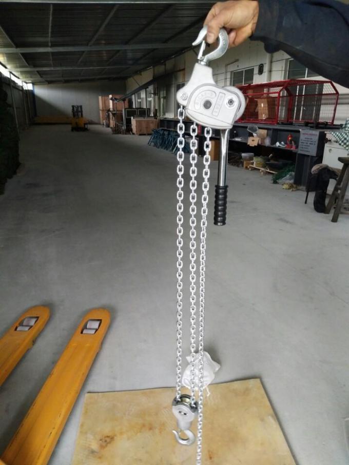 Aluminiumlegierungs-Fernleitungs-Werkzeug-manuelle Griff-Reihen-anhebender Elektrokettenzug
